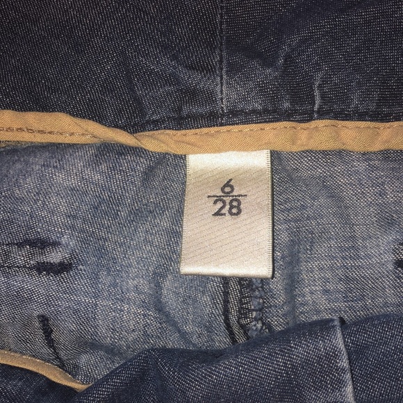 Lucky brand size 6 or size 28 petal pusher pants blue denim - Picture 3 of 8